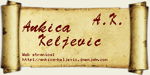 Ankica Keljević vizit kartica